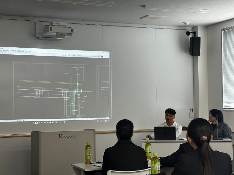 実際の作業を見学